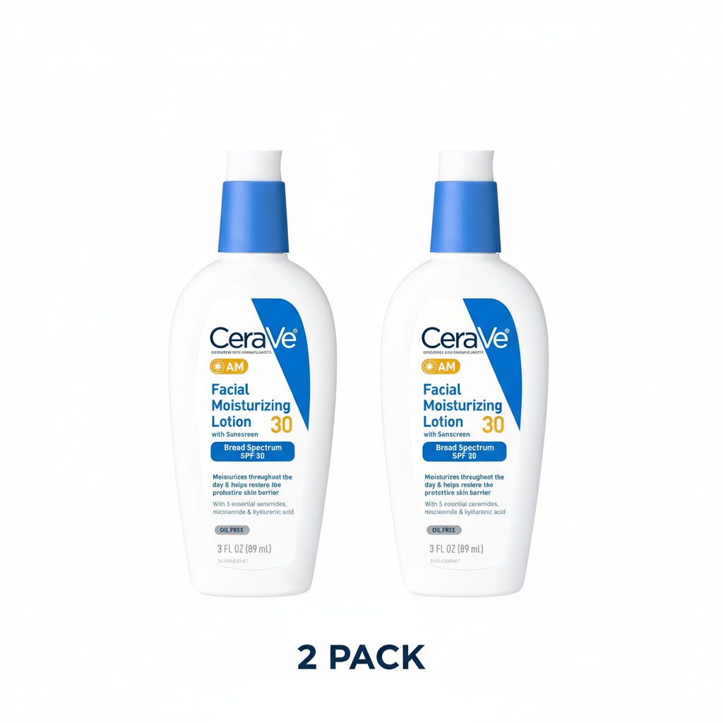 2 Pack CeraVe AM Lotion