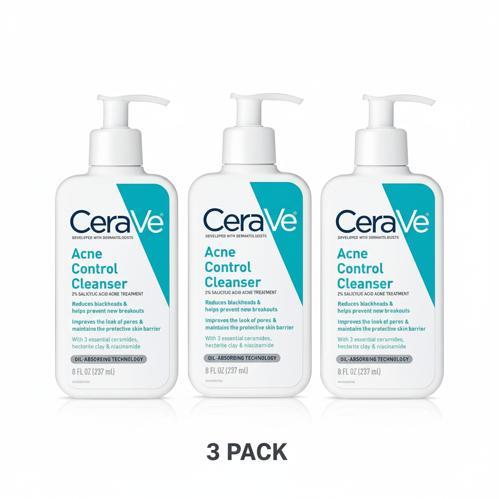 3 Pack CeraVe Cleanser