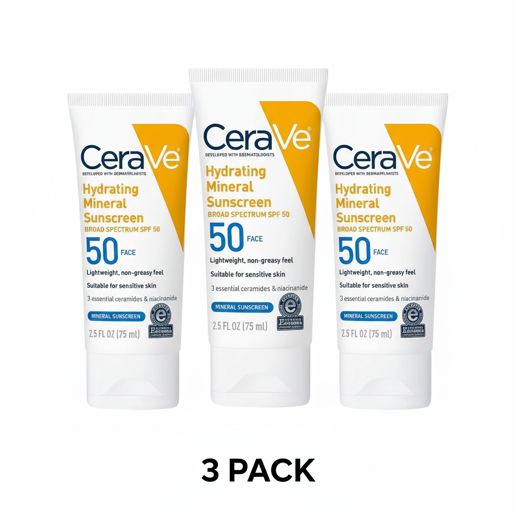 3 Pack CeraVe SPF 50