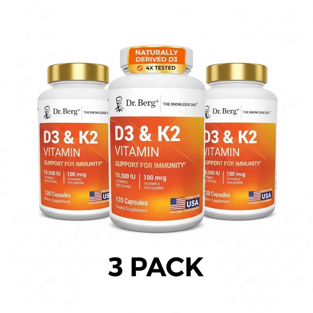 3 Pack Dr. Berg D3 K2