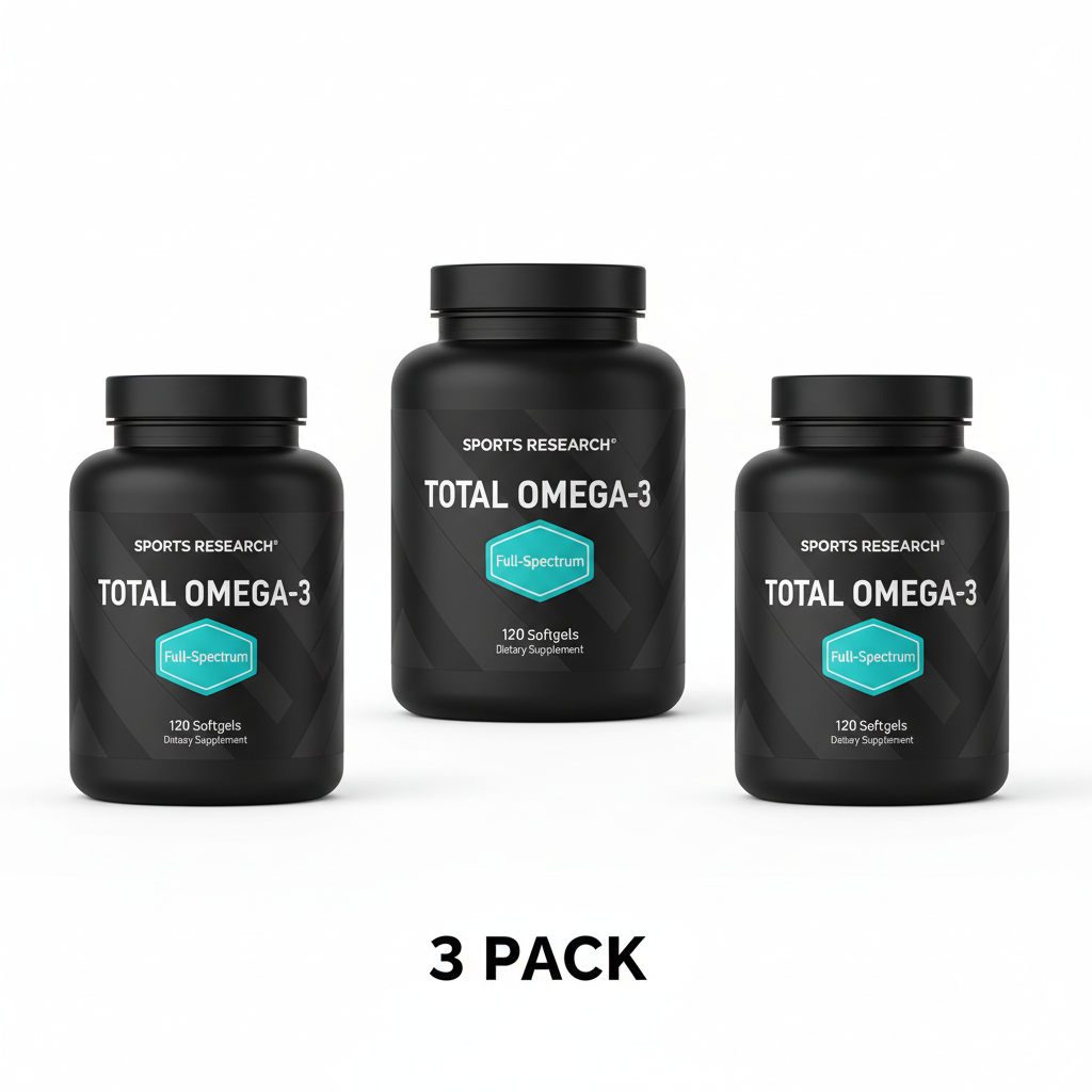 3 Pack Sports Research Omega-3