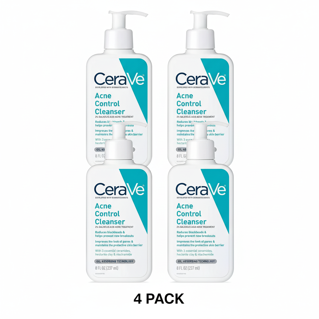 4 Pack CeraVe Cleanser