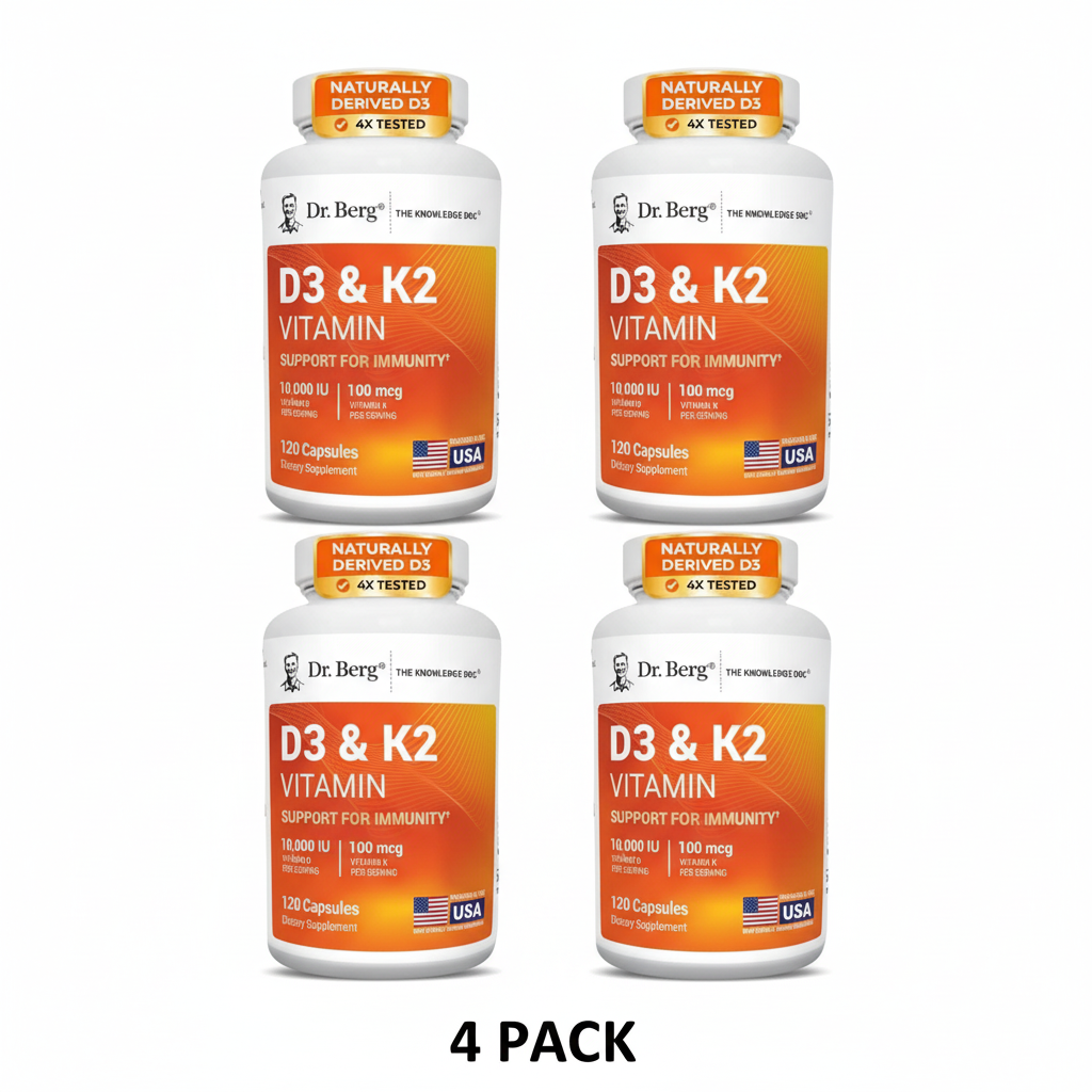 4 Pack Dr. Berg D3 K2