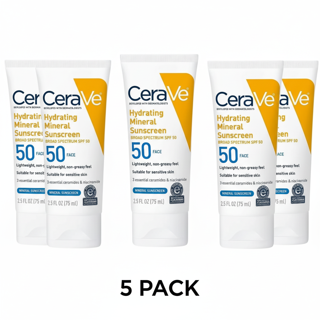 5 Pack CeraVe SPF 50