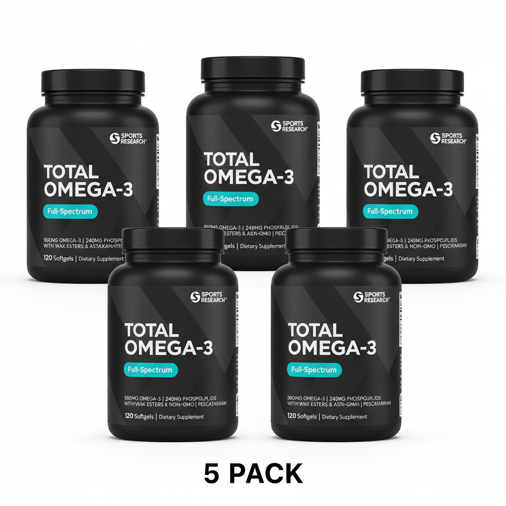 5 Pack Sports Research Omega-3