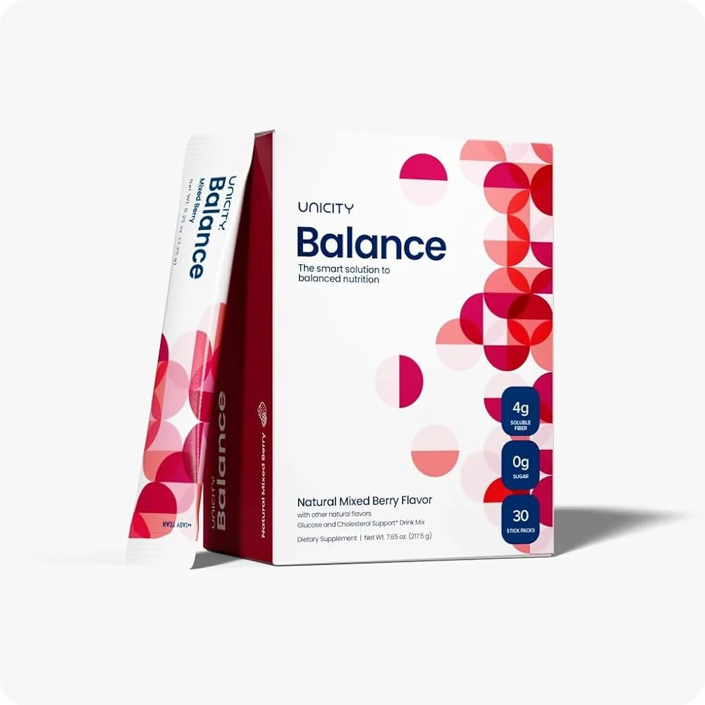 Unicity Balance Natural Mixed Berry Flavor 30 Stick Packs