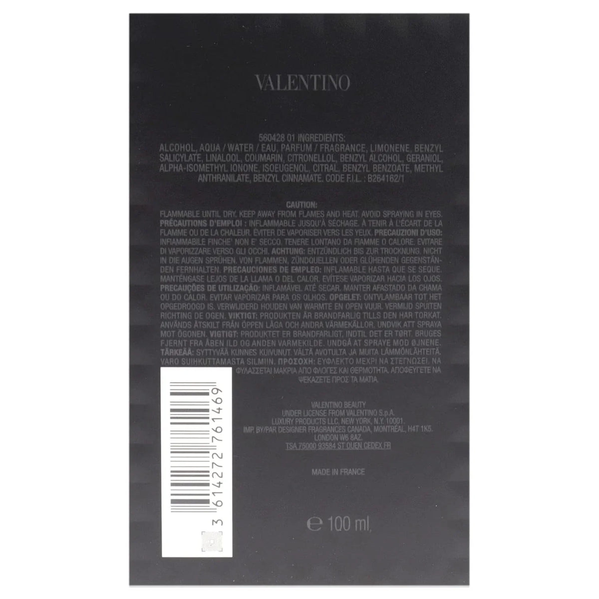 Valentino Uomo Born in Roma Men 100ml