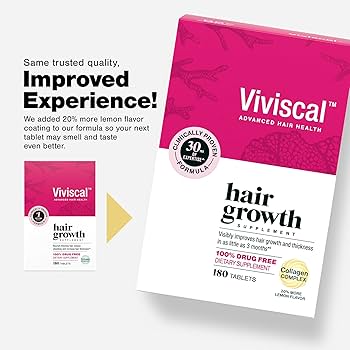 Viviscal Hair Growth Supplements  180 Tablets
