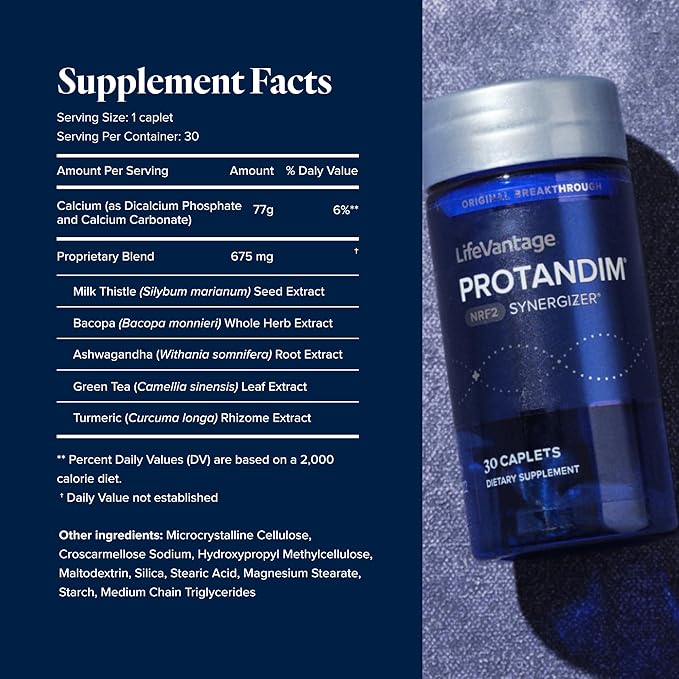 Protandim NRF2 Synergizer by LifeVantage 30 Caplets Pack of 2
