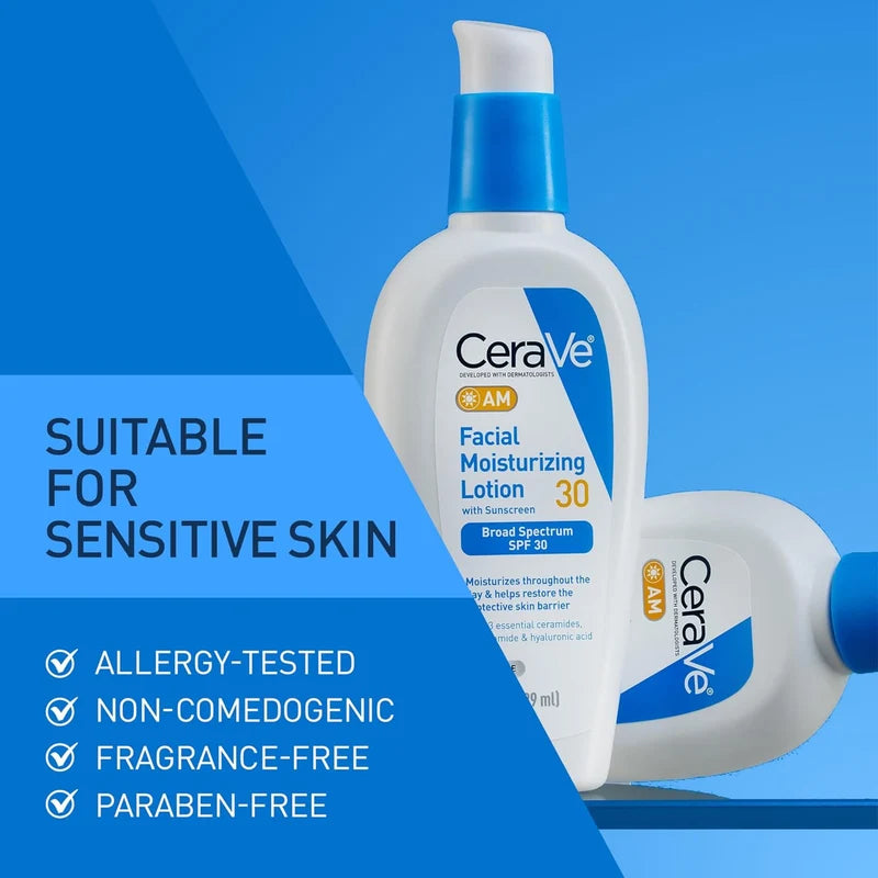 CeraVe AM Facial Moisturizing Lotion with Sunscreen SPF 30