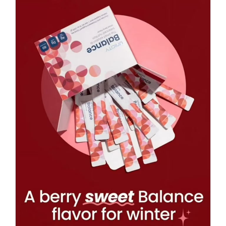 Unicity Balance Natural Mixed Berry Flavor 30 Stick Packs