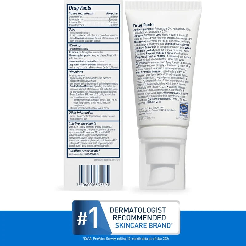 CeraVe Ultra-Light Moisturizing Lotion SPF 30 (Broad Spectrum)
