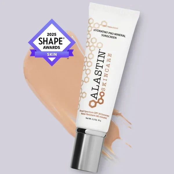 ALASTIN Skincare HydraTint Pro Mineral Sunscreen SPF 36 (3.2 oz) | 2-in-1 Tinted Daily Sunblock Moisturizer