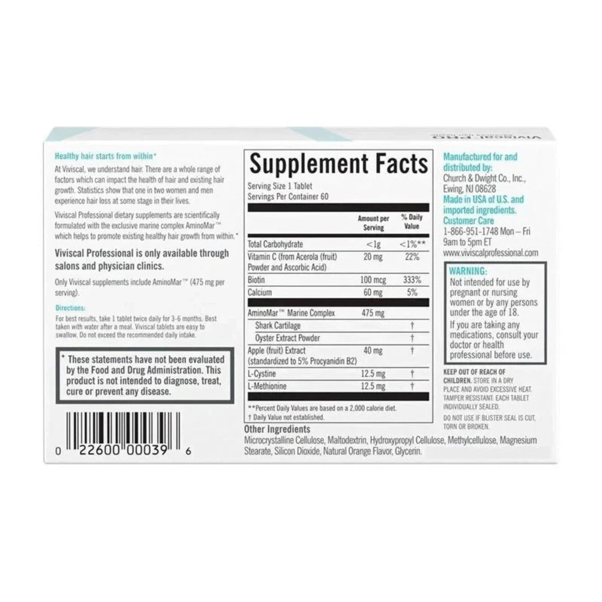 Viviscal Pro Advanced Hair Growth Tablets