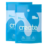Create Creatine Gummies Blue Raspberry 180 count double pack