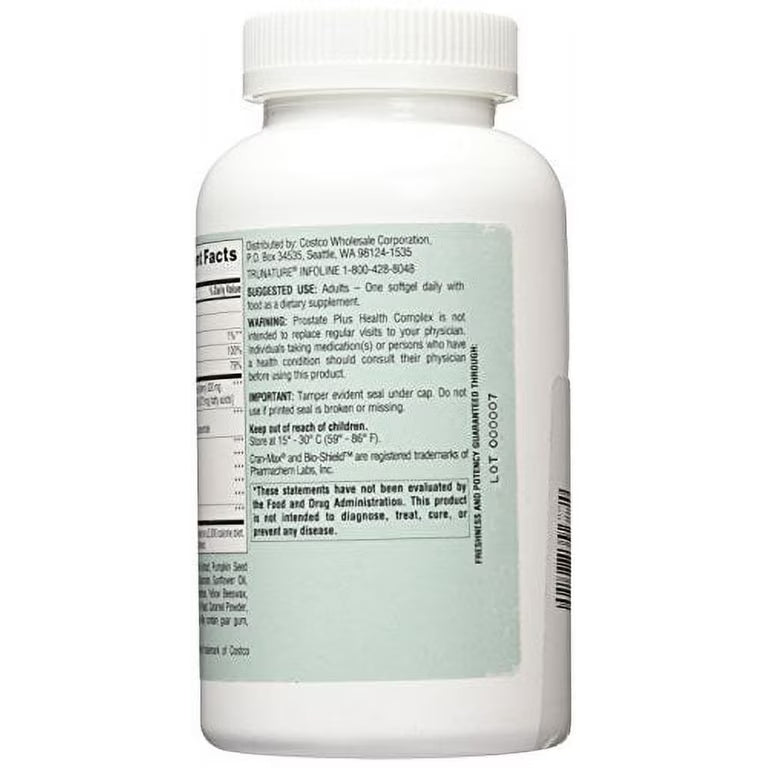 Trunature Prostate Plus Health 2-Pack 250 Softgels Each