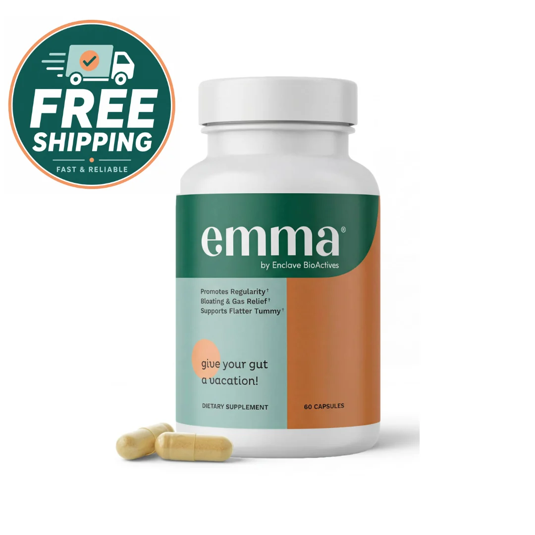 Emma Gut Health Relief Supplement 60 Capsules by Enclave BioActives