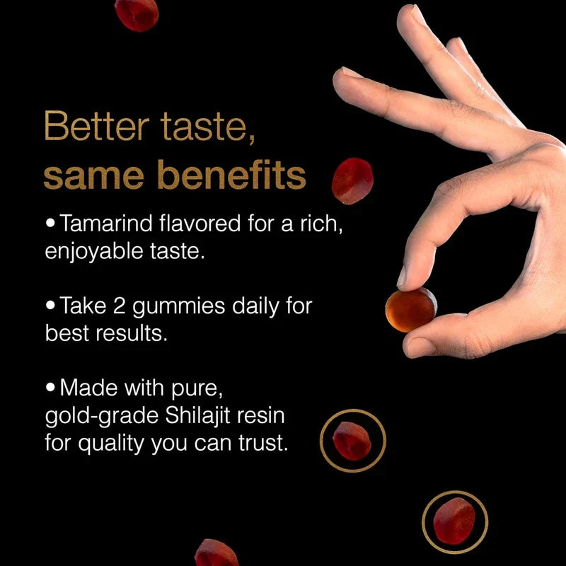 Be Bodywise Pure Himalayan Shilajit Gold Gummies 3000mg