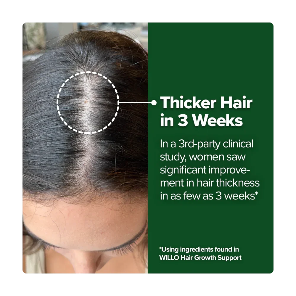 Willo Hair Growth Support Capsules 60 Vegan